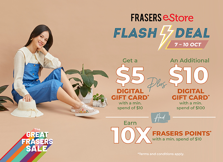 Indulge in Irresistibly Instant Rewards! Shop the Frasers eStore’s Flash Deal!